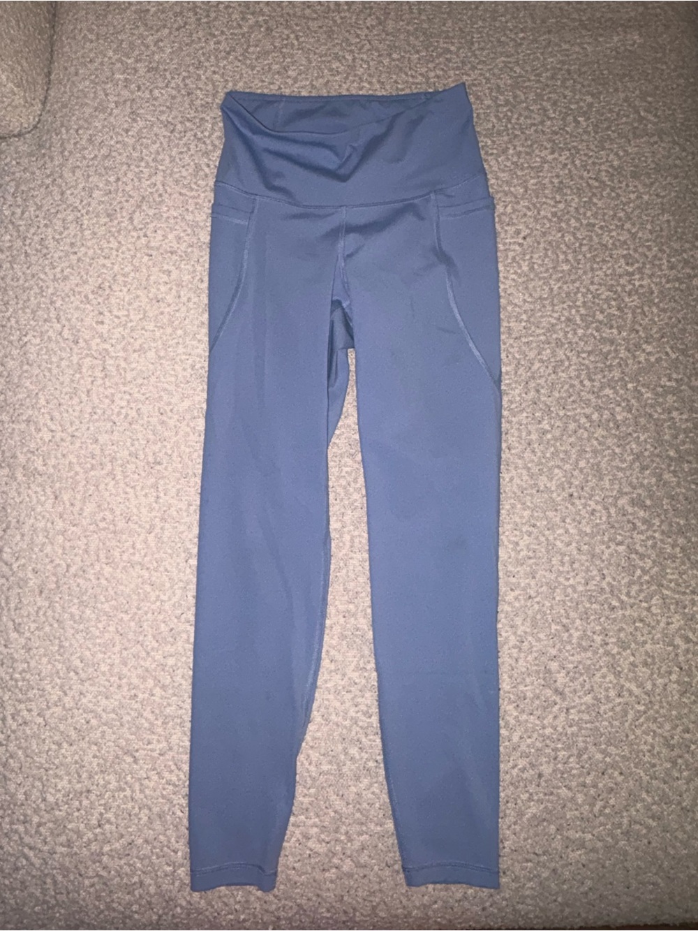 Old Navy Blue High-Waist Leggings with Pockets
